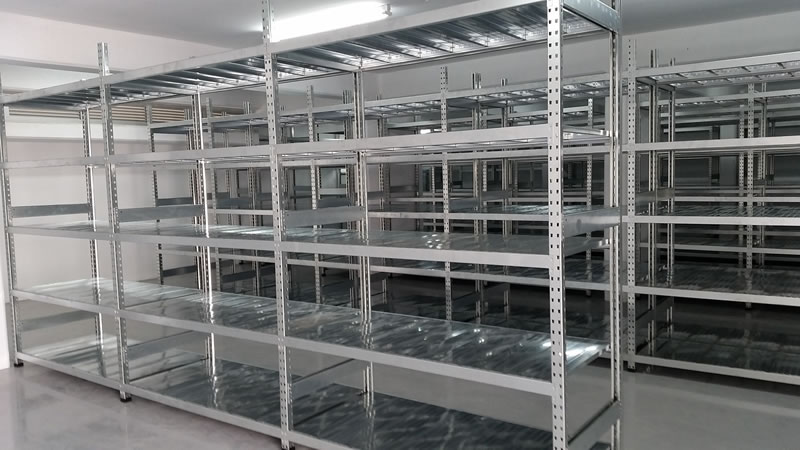 Metal Shelving Systems and Workplaces