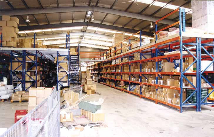 Mezzanines and metal shelves in Cyprus