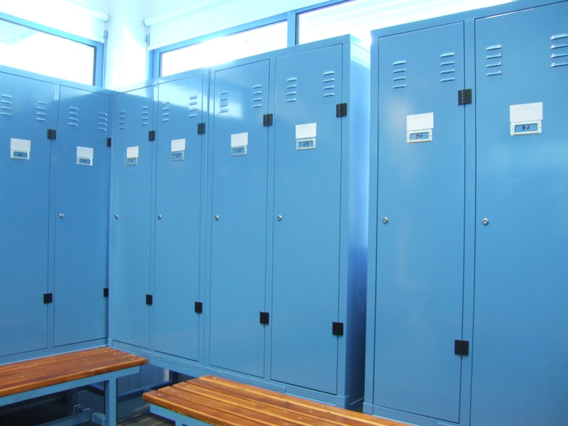 Lockers with seats, Cyprus