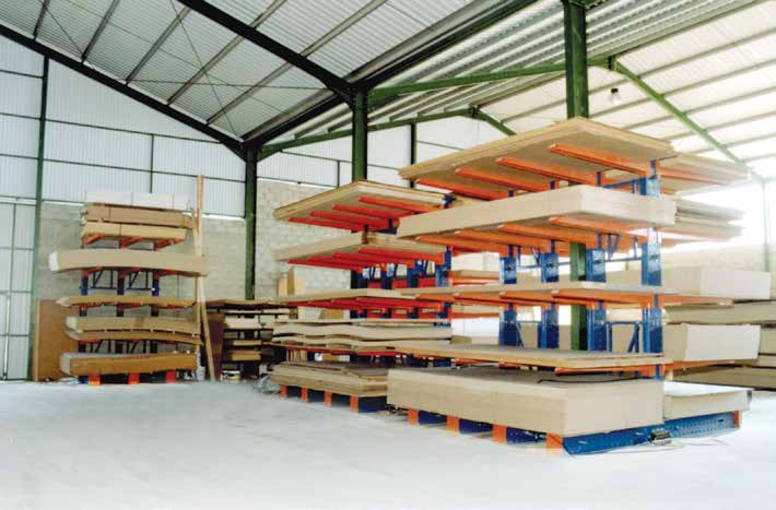 Cantilever Shelving for storage of timber. pipes. profiles. etc, Cyprus