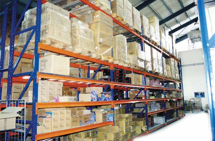 Combination racking and picking shelves, Cyprus