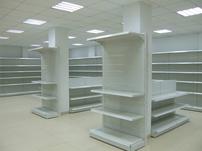 Wall and perforated and gondola shelves, Cyprus